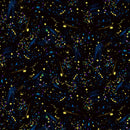 Black Utopia Small Metallic Paint Splatters-1