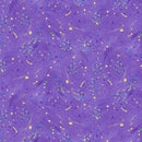 Purple Utopia Small Metallic Paint Splatters, sold in 1/2 yard increments-1