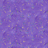 Purple Utopia Small Metallic Paint Splatters