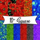 Poppy Dreams 10 inch Squares CP10SQ42-CD-POPPY-2