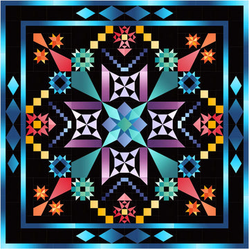 Chromatic Beauty Quilt Pattern  Pattern - StoryQuilts.com