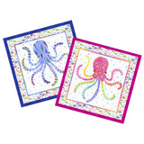 Deep Blue Sea Octopus Pillows Panel DBSE 4833 PA