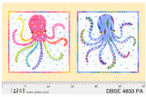 Deep Blue Sea Octopus Pillows Panel DBSE 4833 PA