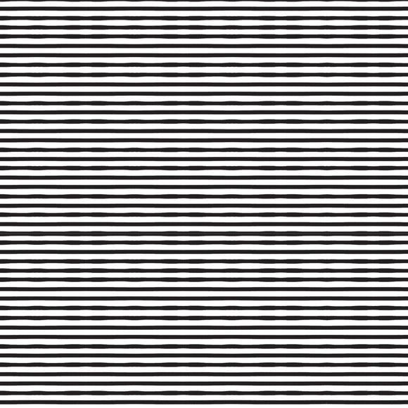 Black Jailhouse Stripes # JS24283, sold in 1/2 yard increments