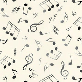 Elizabeth Studio's Music fabric.  Sold in 1/2 yards. Patt#148.