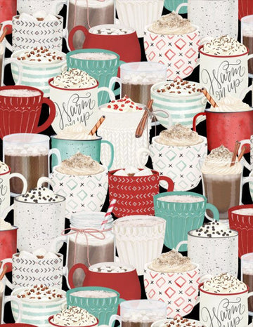 Cuppa Cocoa Cups 27672-917  Fabric - StoryQuilts.com