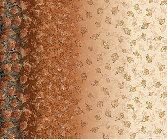 Origins Falling Leaves Ombre  ORIG5184-MU,  sold in 1/2 yard increments