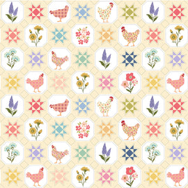 Yellow Quilted Countryside # PH23417,  sold in 1/2 yard increments