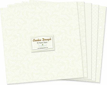 10in Squares Cookie Dough 42pcs/bundle  Fabric - StoryQuilts.com