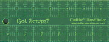 Cut Rite Handi Ruler Got Scraps # QP27317  Notion - StoryQuilts.com