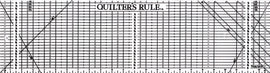 Quilter's Rule 6 1/2in x 24in Ruler With Grids # QR1