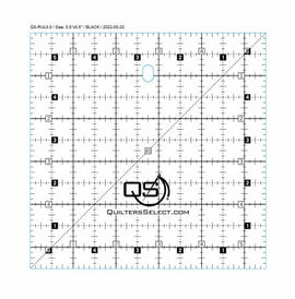 Quilter's Select Quilting Ruler 5.5x5.5 inch, QS-RUL5.5