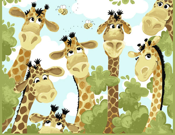 Zoe the Giraffe Play Mat Panel 36in x 43in # SB20062-430