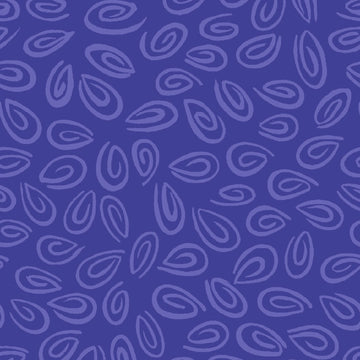 Susybee Swirls in Bright Purple   - StoryQuilts.com
