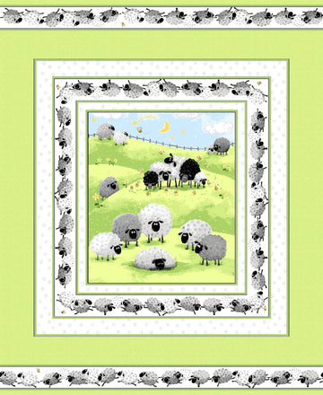 Lewe the Ewe Quilt Panel 36in x 44/45in # SB20330-810