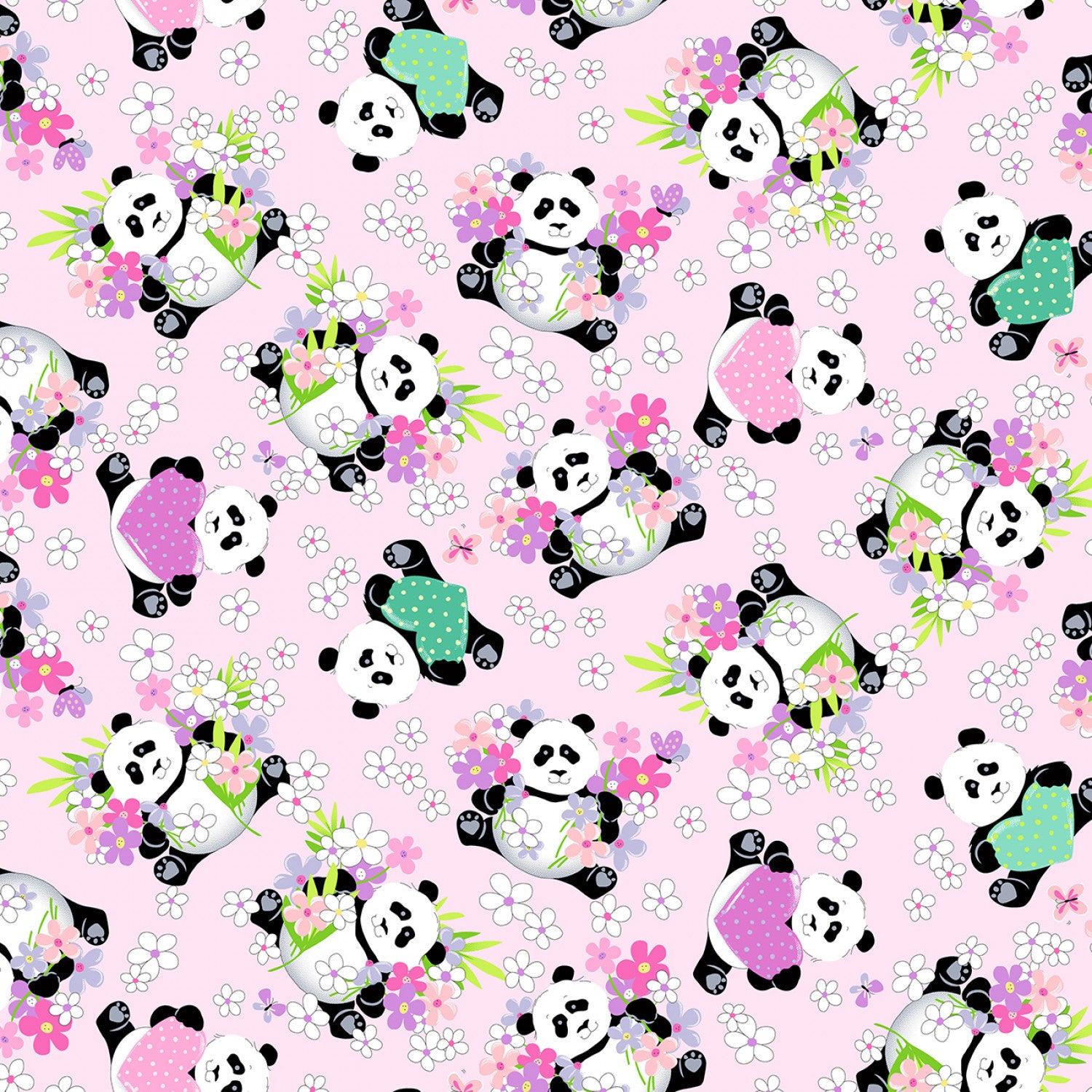 Panda Party by Susybee | StoryQuilts.com