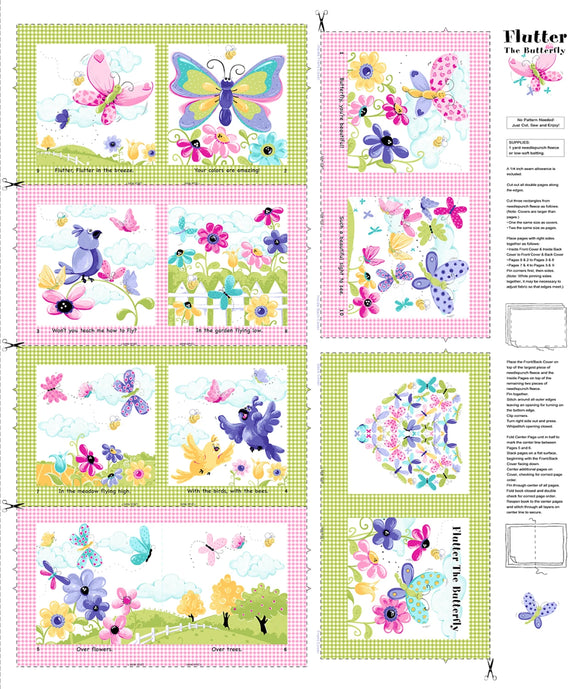 Multi Flutter the Butterfly 36" Storybook # SB20439-999