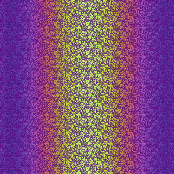 Berry Smoothie Floral Ombre # 6939S-56,  sold in 1/2 yard increments.