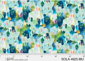 Solace - SOLA 4925 MU Multi  Fabric - StoryQuilts.com
