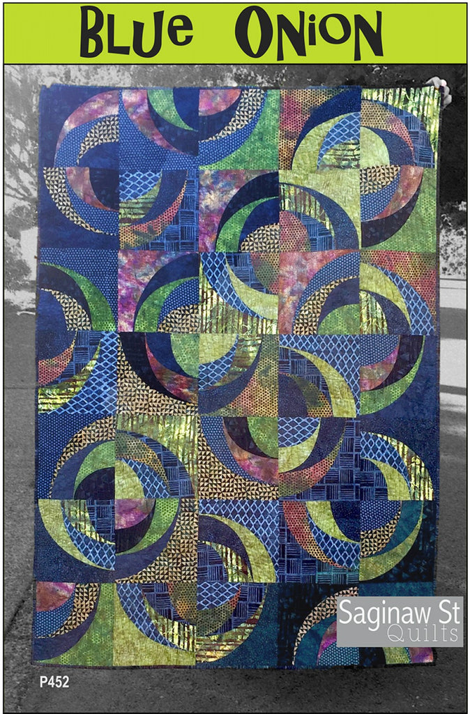 Blue Onion by Saginaw St. Quilt company