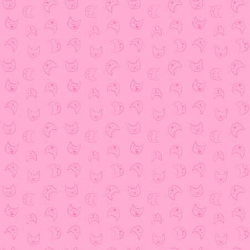 Emoti Cats Peony - Lazy Sunday ST-DPJ2898Peony,  sold in 1/2 yard increments