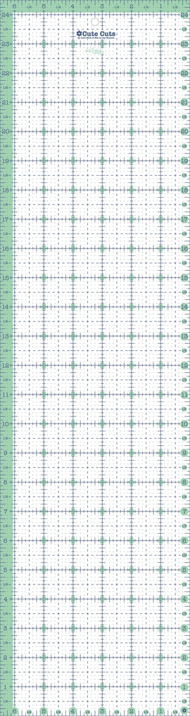6-1/2in x 24-1/2in Cute Cut Ruler # STCC-11562