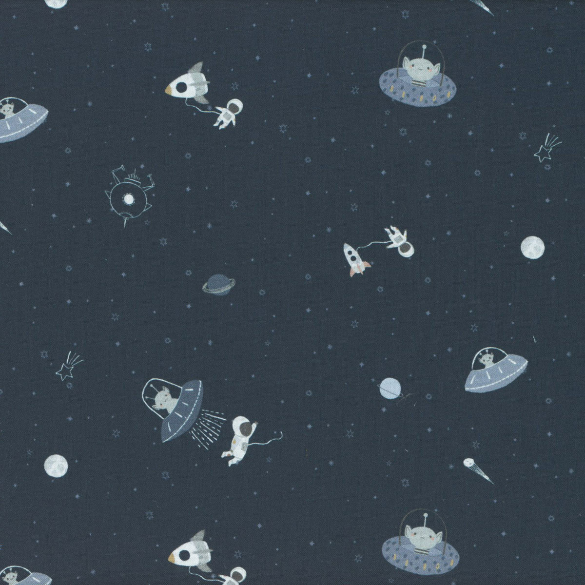 Dear Stella Fabrics To The Moon No Comet Phantom