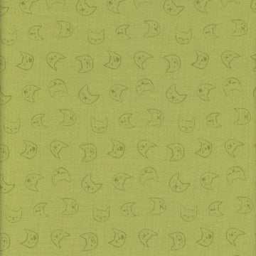 Emoti Cats Guacamole- Lazy Sunday ST-DPJ2898GUACAMOLE,  sold in 1/2 yard increments