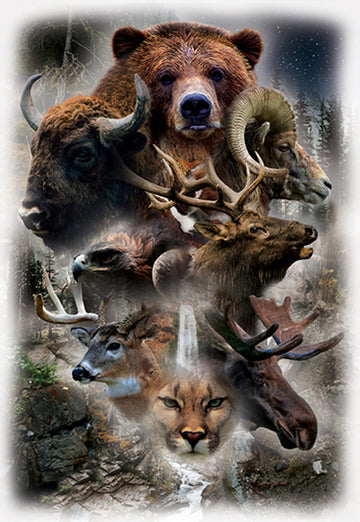 Deep Earth Call Of The Wild V5274H-704  Fabric - StoryQuilts.com