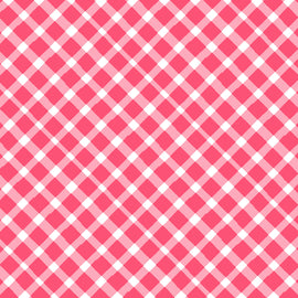 Light Red Love is in the Air Diagonal Plaid Valentines # Y4293-4,  sold in 1/2 yard increments