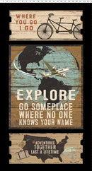 Black Explore Digital 24” Panel Y4296-3-2