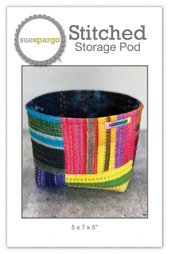 Stitched Storage Pod by Sue Spargo