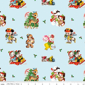 Riley Blake Christmas Joy's by Cottage Mamas C12250. Sold in 1/2 yards.