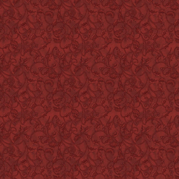 Winterberry scroll by Benartex 9645-10 1/2 yard