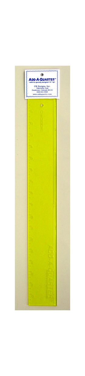 Add A-Quarter Ruler 2 1/2in x 18in # CM18