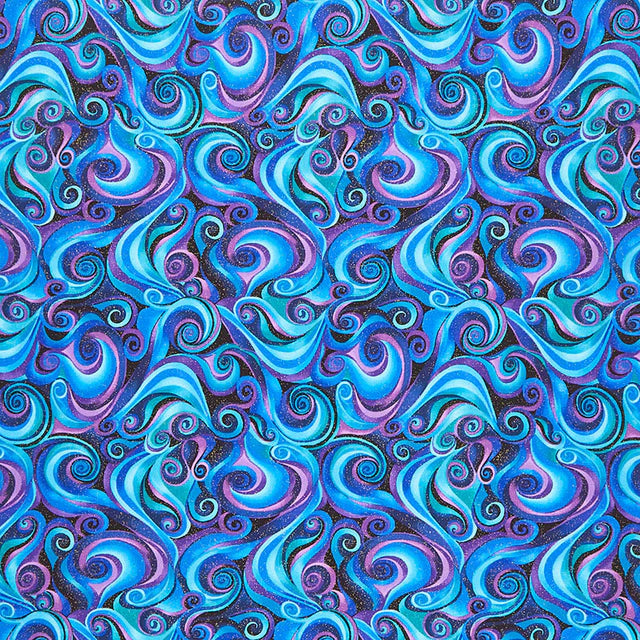 UTOPIA METALLIC BLUE SWIRLS