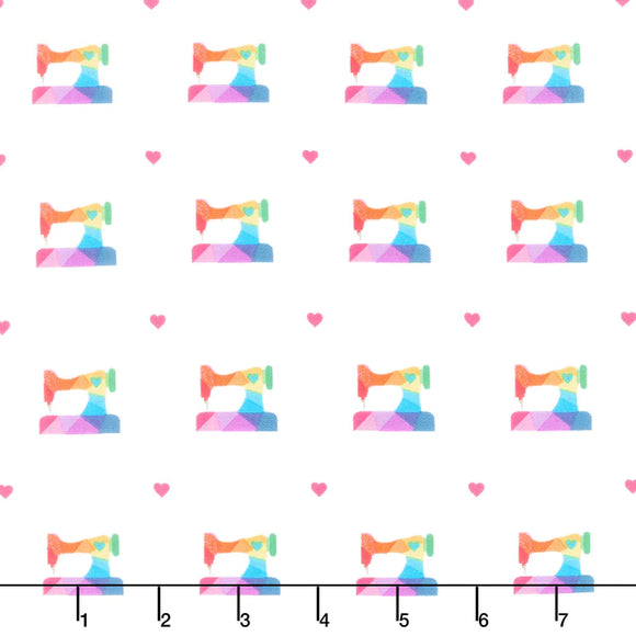 Make Geo Sewing Machine White RB022924