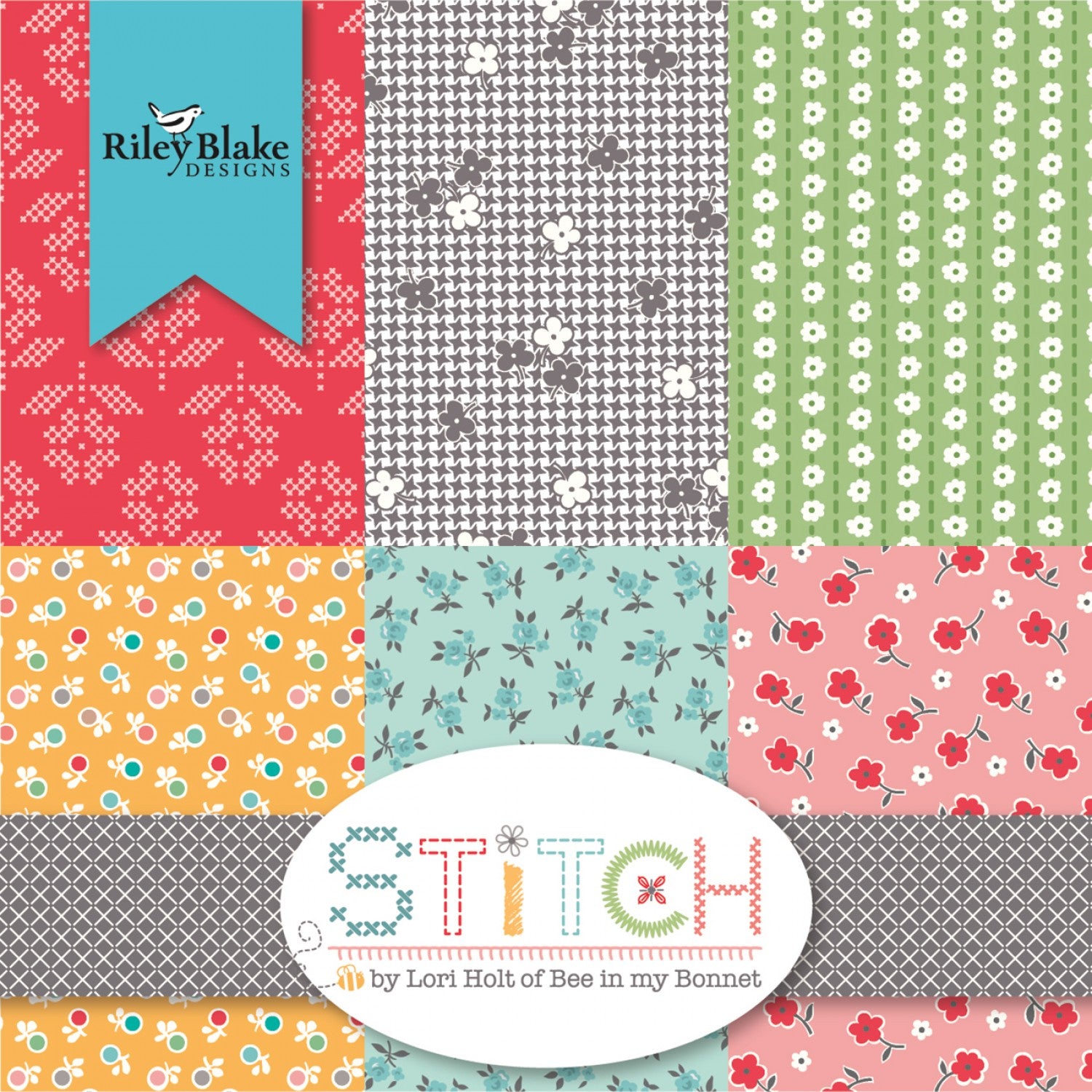 Stitch 10in Squares, 42pcs/bundle