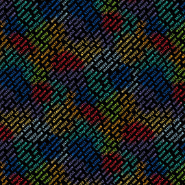 Feeline Good - Black Diagonal Words