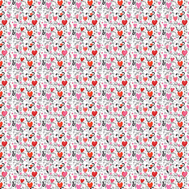 Pink Hearts & Cats from Purrfect Cats by Terry Runyan Collection