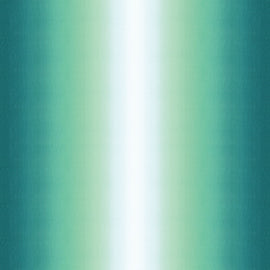 Green Teal Tonal Gelato Ombre. Sold in 1/2 yard increments