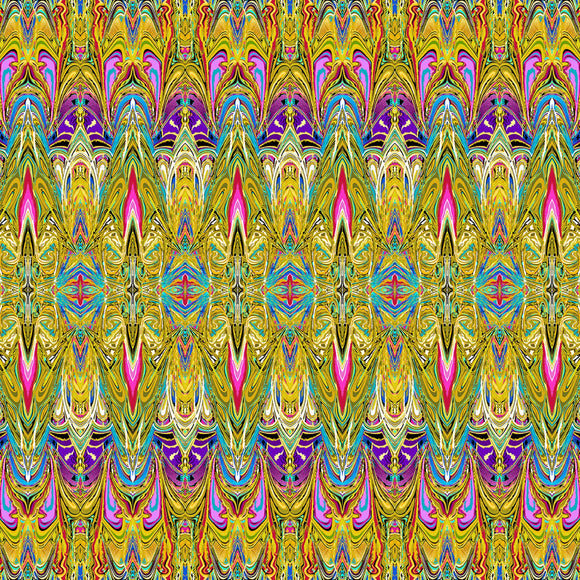 Gold Lava Digital - Duets by Benartex,  sold in 1/2 yard increments