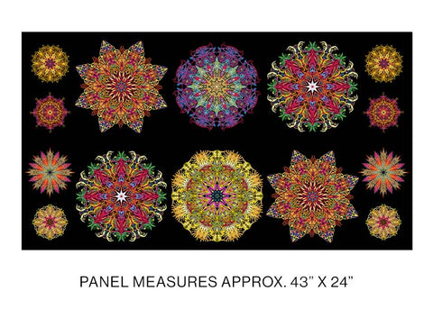 Heartscapes Panel Red/Multi By Paula Nadelstern