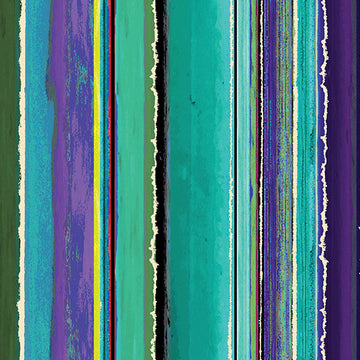 Heartscapes - Stripe Aholic Turquoise/Multi By Paula Nadelstern 13145-82,  sold in 1/2 yard increments  Fabric - StoryQuilts.com