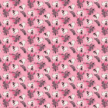 Pink Tossed Kitty from Purrfect Cats by Terry Runyan Collection