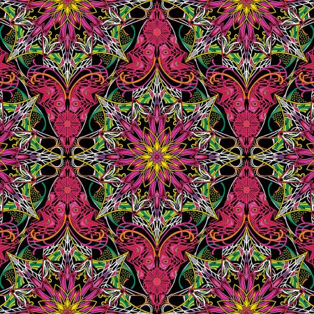 Red/Multi Byzantium,  sold in 1/2 yard increments