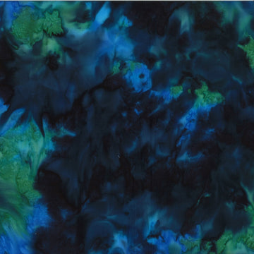 Deep Blue Bali Batik, sold in half yard increments