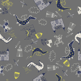 Gray Camelot  Fabric - StoryQuilts.com