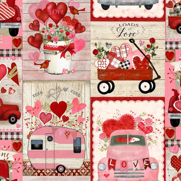 Be Mine Patchwork from 3 Wishes