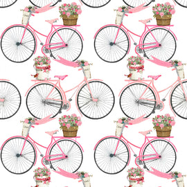 White Flower Bicycles from 3 Wishes